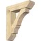 Ekena Millwork Balboa Slat Rough Sawn Bracket w/ Offset Brace, Douglas Fir, 8"W x 30"D x 34"H BKT0806X30X34BOA06RDF - alternate 1